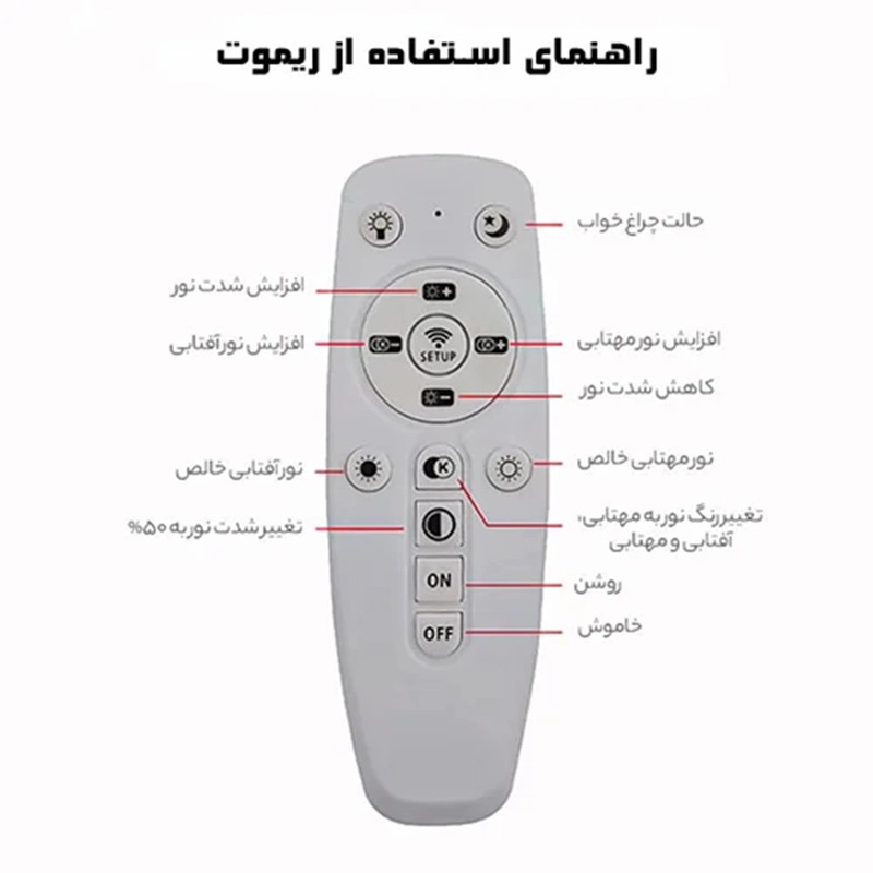 لوستر مدرن مدل کریستال کد PBK250 - مشکی
